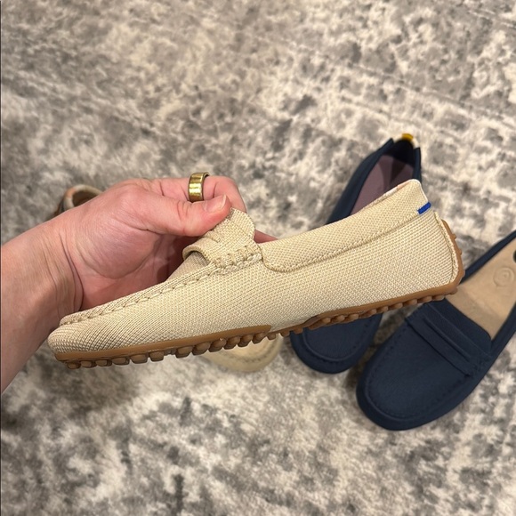 Women’s Rothy’s Navy & Tan Loafers - Picture 4 of 5